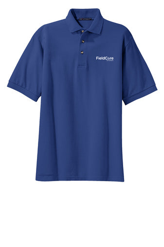 MEN S HEAVYWEIGHT COTTON POLO SHIRT ROYAL FieldCore